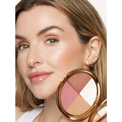 ☄️Last 3 hours 60% off⏰eye & cheek palette - eyeshadow and highlighter makeup (with Detachable Brush)